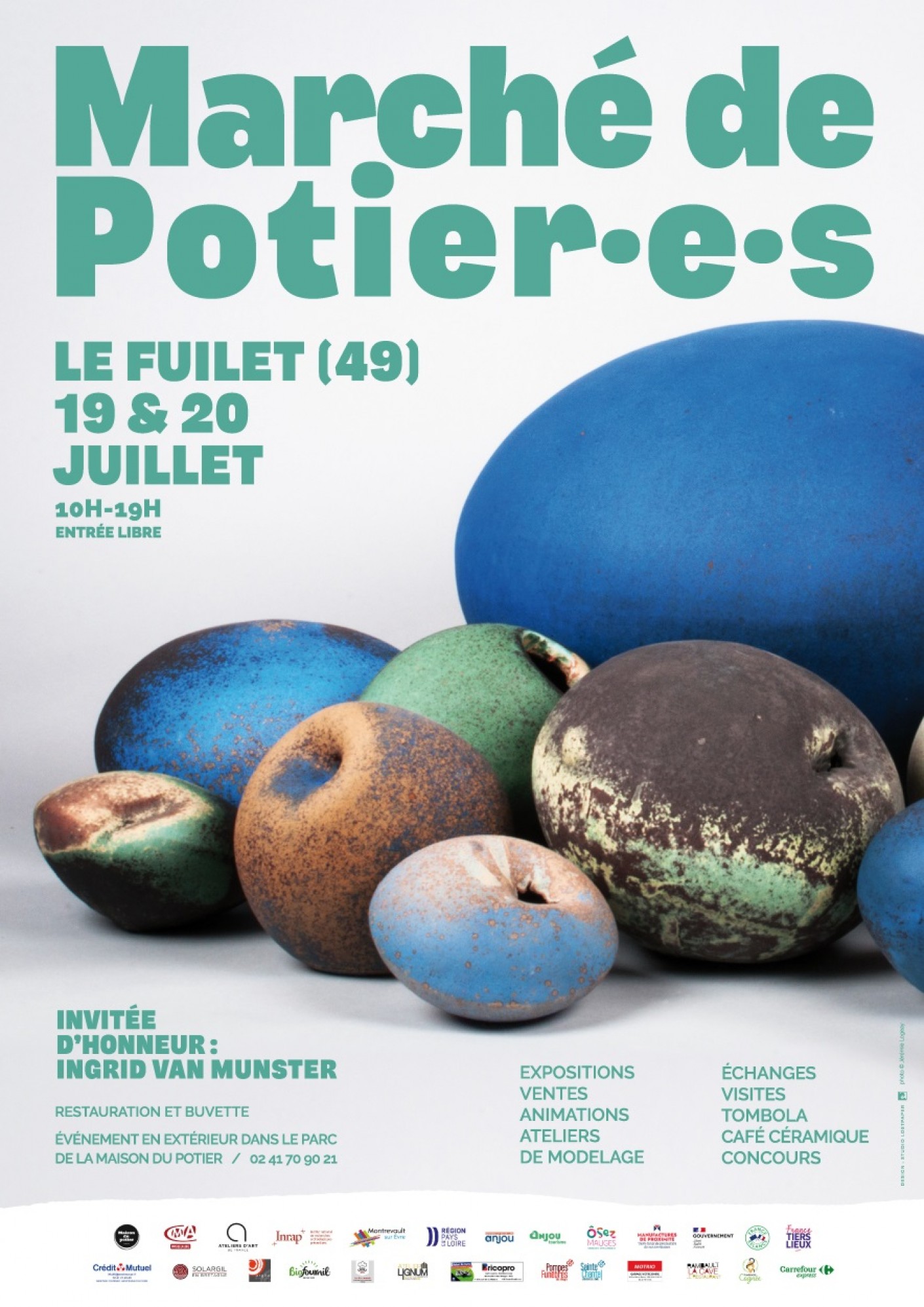 Marché de Potier du Fuilet (49) - 19 & 20 juillet 2025
