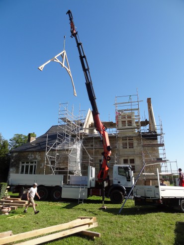 restauration du manoir de sarceau