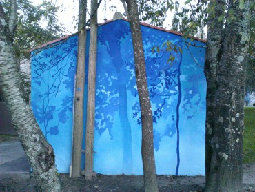 Peinture murale sur transformateur - La Roche sur Yon